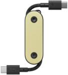 Native Union Cablu de date Native Union Pocket, 2x USB-C, 60W, 17cm, Galben (POCK-C-LMO-NP)