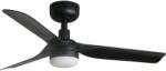 Faro Barcelona Ventilator LED dimabil FARO 33822WT-1TW MINI PUNT S LED/10W/230V negru d. 90 cm WT + telecomandă (FA33822WT-1TW)