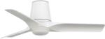 Faro Barcelona FARO 33826WT-1TW-LED HEY TUB S ventilator de tavan cu lumină dimabilă LED/10W/230V, alb, Ø 90 cm, WT+telecomandă (FA33826WT-1TW)