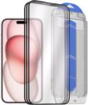 AlzaGuard Glass EasyFit DustFree iPhone 15 Plus 2.5D üvegfólia - 3db + applikátor (AGD-EFD9P3)