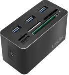 LogiLink Cr0046 Dokkoló Állomás és Port Replikátor Vezetékes USB 3.2 Gen 1 3.1 Gen 1 Type-C Fekete