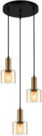 Italux Függeszték Réz Santia ITALUX-PND-65342-3A-BRO-AMB (PND-65342-3A-BRO-AMB)