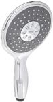 GROHE Vitalio Rain 130 - Dus de mana (cu economie de apa, 4 tipuri de pulverizare, sistem de montare universal, schimbare a pulverizarii cu un singur clic), rotund, crom, 26107000 (26107000)