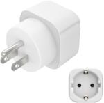 Hama Adaptor de calatorie Hama tip B, mufa de calatorie pentru SUA/Canada/Caraibe/Japonia (pentru calatori din Germania si Europa, pentru mufa de contact de protectie, contur si mufa euro) alb (00223438)