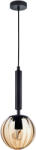 Italux Függeszték Fekete Ravena ITALUX-PND-2324-1-BK-AMB (PND-2324-1-BK-AMB)