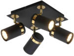 Italux Spot Lámpa Fekete Verano ITALUX-SPL-2031-4 (SPL-2031-4)
