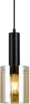 Italux Függeszték Fekete Sardo ITALUX-PND-5581-1-BK-AMB (PND-5581-1-BK-AMB)