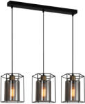 Italux Függeszték Fekete Kalula ITALUX-PND-78901-3-BK-SG (PND-78901-3-BK-SG)