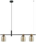 Italux Függeszték Fekete Servio ITALUX-PND-66892-3-BK-AMB (PND-66892-3-BK-AMB)