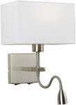 Italux Fali Lámpa Fehér Norte ITALUX-WL-1122-2-BL-SN-RC-WH (WL-1122-2-BL-SN-RC-WH)