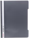 Herlitz Dosar sina A4 PP, perforat gri inchis, Herlitz HZ9496060