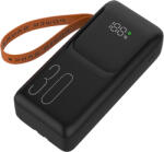 Tracer Vouge-3, 20W, 30000 mAh, 1x USB Type-C, 4 x USB Type-A, Vezetékes, Fekete, Hordozható Powerbank