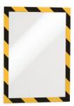DURABLE Duraframe Security A4 2db/cs öntapadó sárga/fekete infokeret (4944130) - officedepot