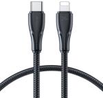 JOYROOM Cablu pentru incarcare si transfer de date Joyroom A11, USB-C/Lightning, 20W, 25cm, Negru (6956116711214)