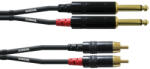 Cordial - CFU 1, 5 PC REAN Jack 6, 3 mm mono / RCA 1, 5m
