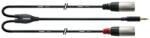 Cordial - CFY 3 WMM-LONG 3.5mm-es jack-2x XLR Rean csatlakozó 3m