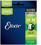 ELIXIR - OptiWeb (16552) 10-46 Light elektromos húrkészlet 3db