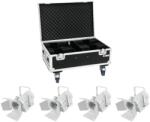 EUROLITE Set 4x LED THA-40PC wh + Case