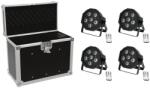 EUROLITE Set 4x LED SLS-603 + Case EC-SL4M size M