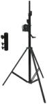 EUROLITE Set STT-400/85 Winch stand TÜV/GS black + STV-3529 Adapter long