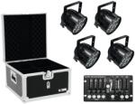EUROLITE Set 4x LED PAR-56 QCL bk + Case + Controller
