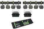 EUROLITE Set 2x LED KLS-180 + 2x LED WF-40 + DMX LED Color Chief Controller