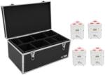 EUROLITE Set 4x AKKU TL-3 TCL white + Case TDV-1