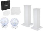 EUROLITE Set 2x Stage Stand 100cm + 2x LED B-40 HCL Beam Effect white