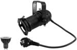 EUROLITE Set PAR-16 Spot bk + GU-10 230V COB 5W LED 1800-3000K dim2warm