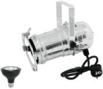 EUROLITE Set PAR-30 Spot sil+ PAR-30 230V COB 12W E-27 LED 1800-3000K dim2warm