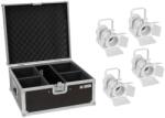 EUROLITE Set 4x LED THA-20PC TRC Theater-Spot wh + Case