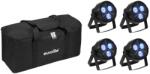 EUROLITE Set 4x LED PARty Hybrid Spot + Soft Bag