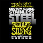 ERNIE BALL - Stainless Steel Regular Slinky 10-46 Elektromos Gitárhúr készlet - dj-sound-light