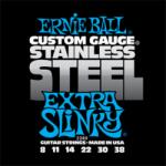 ERNIE BALL - Stainless Steel Extra Slinky 8-38 Elektromos Gitárhúr készlet