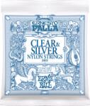 ERNIE BALL - Ernesto Palla Classical Clear&Silver 28-42 Klasszikus Gitárhúr készlet - dj-sound-light
