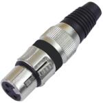 Omnitronic XLR socket 3pin bk 10x