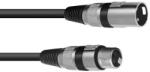 Omnitronic - XLR kábel 3pin 0, 5m bk