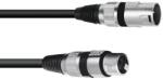 Omnitronic - XLR kábel 3pin 0, 2m bk - dj-sound-light