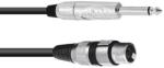 Omnitronic - Adapterkábel XLR(F)/Jack mono 5m bk