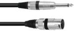 Omnitronic - Adapterkábel XLR(M)/Jack mono 5m bk