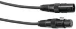 Eurolite - DMX cable XLR 5pin 1m bk - dj-sound-light