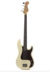 Prodipe - PB80 RA VW Vintage White elektromos basszusgitár ajándék puhatok