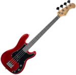 Prodipe - PB Junior RA 4 húros elektromos basszusgitár, puhatokkal, Candy Red