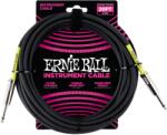Ernie Ball - PVC Hangszerkábel 6m egyenes fekete - dj-sound-light