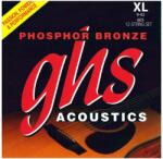 GHS - Extra Light Foszfor-Bronz Akusztikus Húr Készlet 9-42 12 húros gitárra