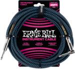 Ernie Ball - Vasalózsinór kábel 7.65m Fekete/Kék