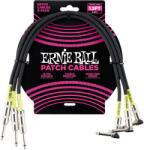 Ernie Ball - Patch Kábel 46cm Fekete