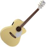 Cort akusztikus Lady-gitár elektronikával, puhatokkal, pasztell sárga