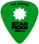 EVERLY - Star picks gitár pengető 0.88 mm zöld