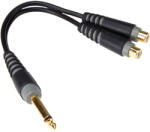 KLOTZ - AYU-4 Y adapter kábel JACK-RCA 0, 2 m